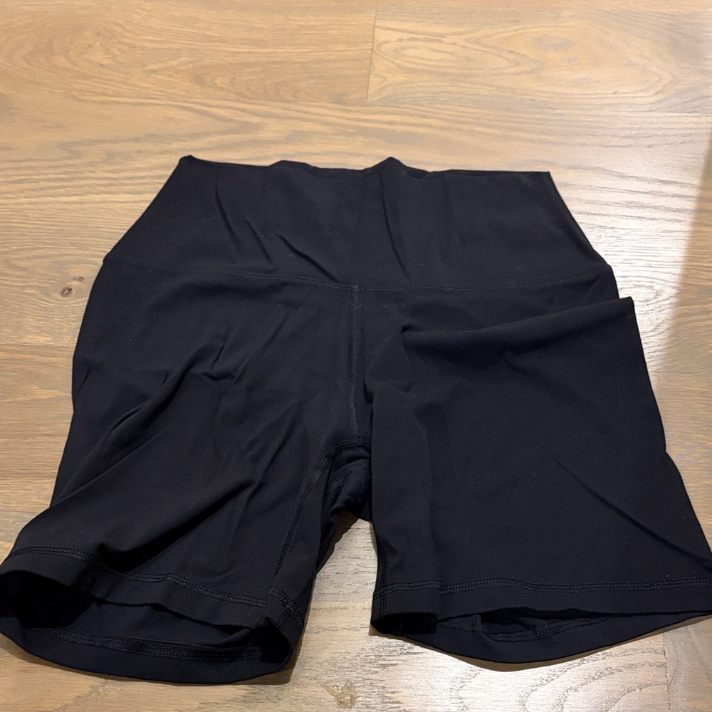 Women's Black High-Waisted Shorts